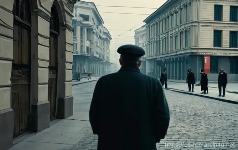 루마니아와 소련의 관계 - **Prompt 1: The Imposition of a New Order**
    "A dimly lit street scene in Bucharest, Romania, cir...